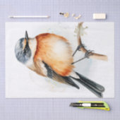 Papier Mousseline Oiseau africain de Stonechat (Artisanat)