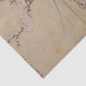 Papier Mousseline Oiseau aux fleurs de prunier (Détail)