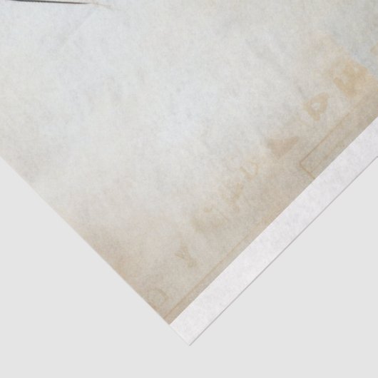 Papier Mousseline Oiseau avec arrière - plan aquarelle (Détail)