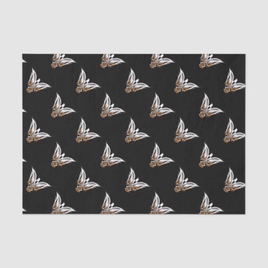 Papier Mousseline Oiseau celtique (Recto)