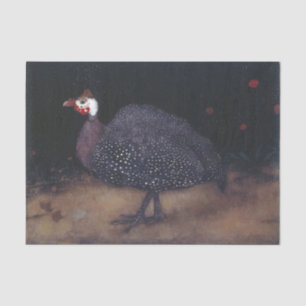 Papier Mousseline Oiseau de Guineafowl moucheté (par Jan Mankes)