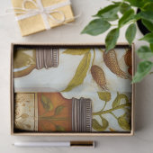 Papier Mousseline Oiseau De Tournesol D'Automne Sur La Table De Cuis (Cadeau)