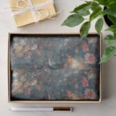 Papier Mousseline Oiseau élégant et lanternes (Cadeau)