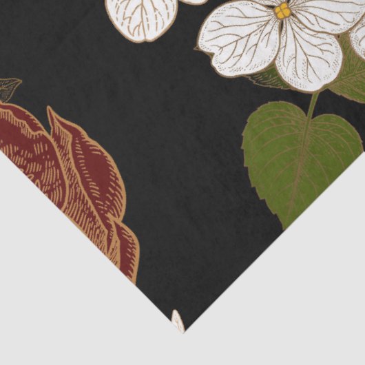 Papier Mousseline Oiseau en fleur (Détail)