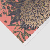 Papier Mousseline Oiseau en fleur de corail (Détail)