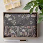 Papier Mousseline Oiseau et lapin dans le Jardin des Fleurs, William (Cadeau)