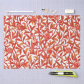 Papier Mousseline Oiseau & grenade Art Nouveau, Mandarin Orange (Artisanat)