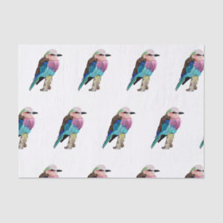 Papier Mousseline Oiseau lilas de rouleau de Breasted