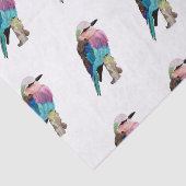 Papier Mousseline Oiseau lilas de rouleau de Breasted (Détail)