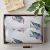 Papier Mousseline Oiseau lilas de rouleau de Breasted (Cadeau)