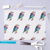 Papier Mousseline Oiseau lilas de rouleau de Breasted (Artisanat)