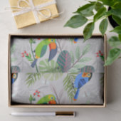 Papier Mousseline Oiseau Toucan mignon, Motif de tous les jours, Aqu (Cadeau)