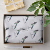 Papier Mousseline Oiseau victorien de pie (Cadeau)