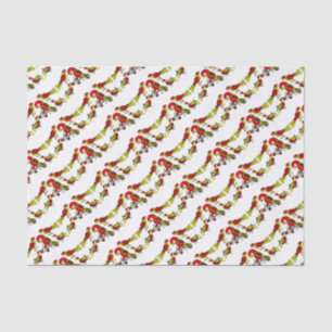 Papier Mousseline Oiseaux allemands d'art populaire de la