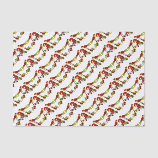 Papier Mousseline Oiseaux allemands d'art populaire de la (Recto)