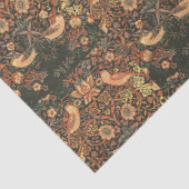 Papier Mousseline Oiseaux Classiques Élégants William Morris (Détail)