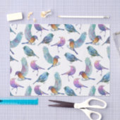 Papier Mousseline Oiseaux colorés (Artisanat)