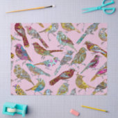 Papier Mousseline Oiseaux dansants (Artisanat)