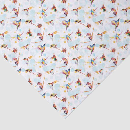 Papier Mousseline Oiseaux d'aquarelle (Détail)