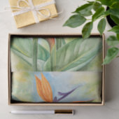 Papier Mousseline Oiseaux De Découpage Floraux Du Paradis Aquarelle (Cadeau)