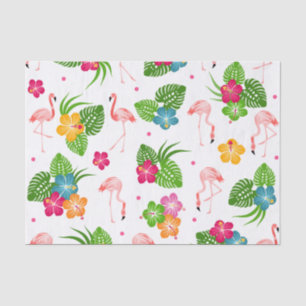 Papier Mousseline Oiseaux de Flamant rose