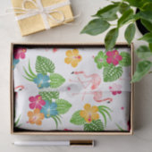 Papier Mousseline Oiseaux de Flamant rose (Cadeau)