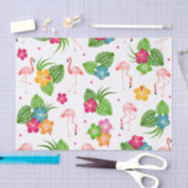 Papier Mousseline Oiseaux de Flamant rose (Artisanat)