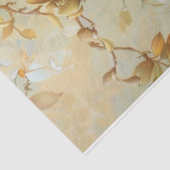 Papier Mousseline Oiseaux de printemps dorés 2 (Détail)