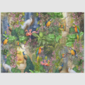 Papier Mousseline Oiseaux du paradis (Recto)