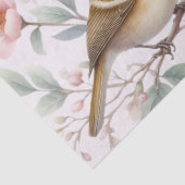 Papier Mousseline Oiseaux et fleurs (Détail)