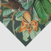 Papier Mousseline Oiseaux floraux Dramatique Découpage Papier de tis (Détail)