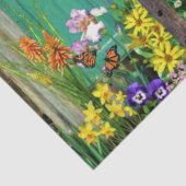 Papier Mousseline Oiseaux Flower Garden Rustic Shed (Détail)