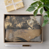 Papier Mousseline Oiseaux japonais de grues (Cadeau)