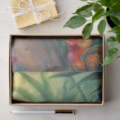 Papier Mousseline Oiseaux nymphe et papillon des arbres (Cadeau)