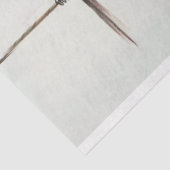 Papier Mousseline Oiseaux perchés sur une ligne de découpage (Détail)