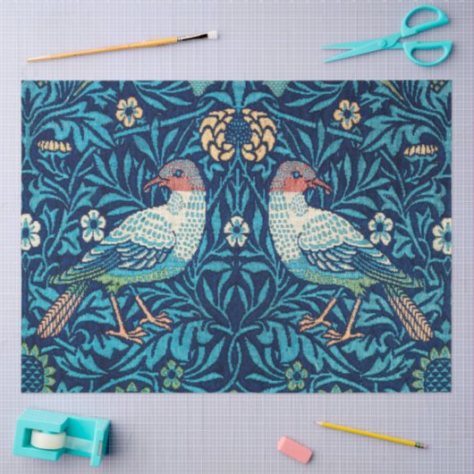 Papier Mousseline Oiseaux, William Morris (Artisanat)