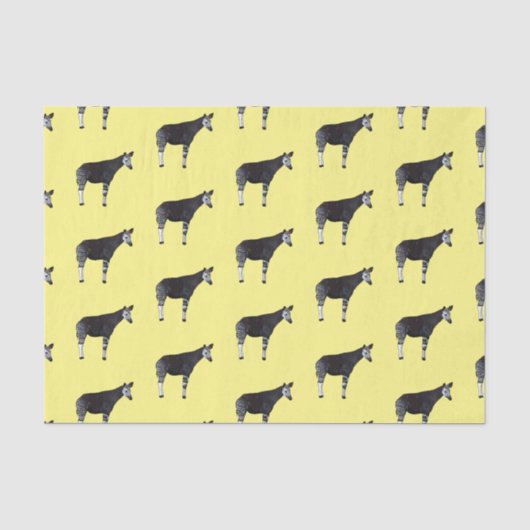 Papier Mousseline Okapi (Recto)