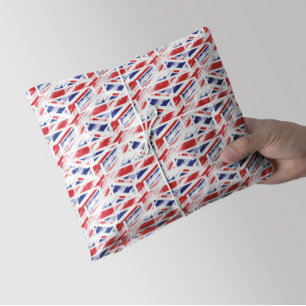 Papier Mousseline Old Vintage Grunge United Kingdom Flag Union