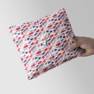 Papier Mousseline Old Vintage Grunge United Kingdom Flag Union