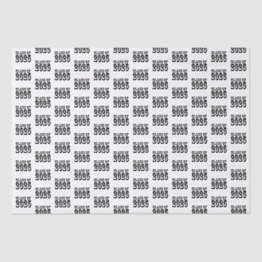 Papier Mousseline Old West Class of 2025 Graduation (Recto)