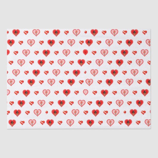 Papier Mousseline Oliver Le modèle de la Saint-Valentin Otter (Recto)