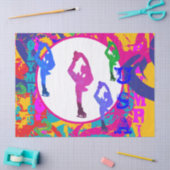 PAPIER MOUSSELINE OLYMPIC SKATING  (Artisanat)