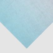 Papier Mousseline Ombre blanc bleu Aqua (Détail)