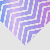 Papier Mousseline Ombre bleu pourpre rose élégant Chevron (Détail)