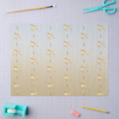 Papier Mousseline Ombre de palmier d'or (Artisanat)