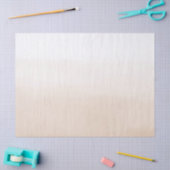 Papier Mousseline Ombre de Peach Cream (Artisanat)