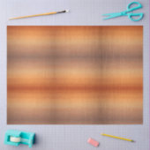 Papier Mousseline Ombre Gradient Orange Sunset Mosaic Look Découpage (Artisanat)