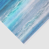 Papier Mousseline Ondes aquarelles (Détail)