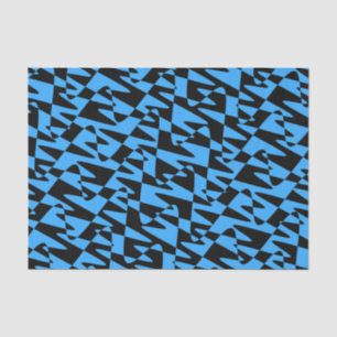 Papier Mousseline onduleur rétroonde - bleu turquoise :
