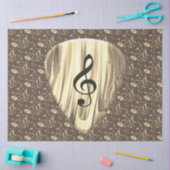 Papier Mousseline Onglet de guitare de notes musicales personnalisée (Artisanat)